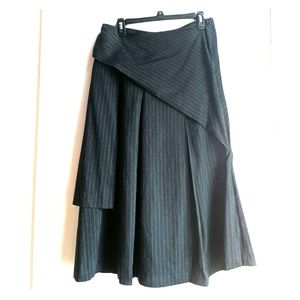 Office Goth Pinstripe Skirt